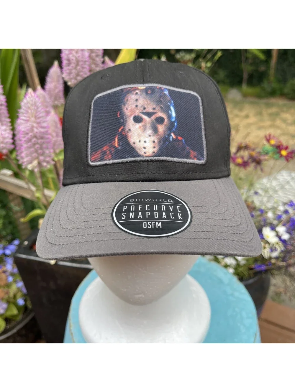 Bioworld Jason Friday The 13th Black SnapBack Hat